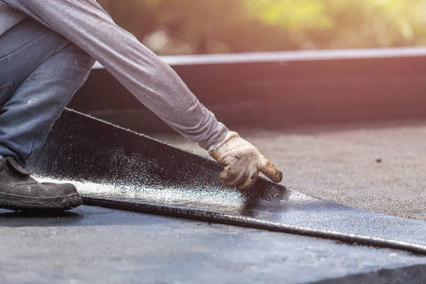 Professional Crawl Space Encapsulation technician working in Wantagh, NY